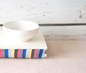 Borderless Laptop Lap Desk or iPad stand - Off White with Multicolor Lycra Pillow